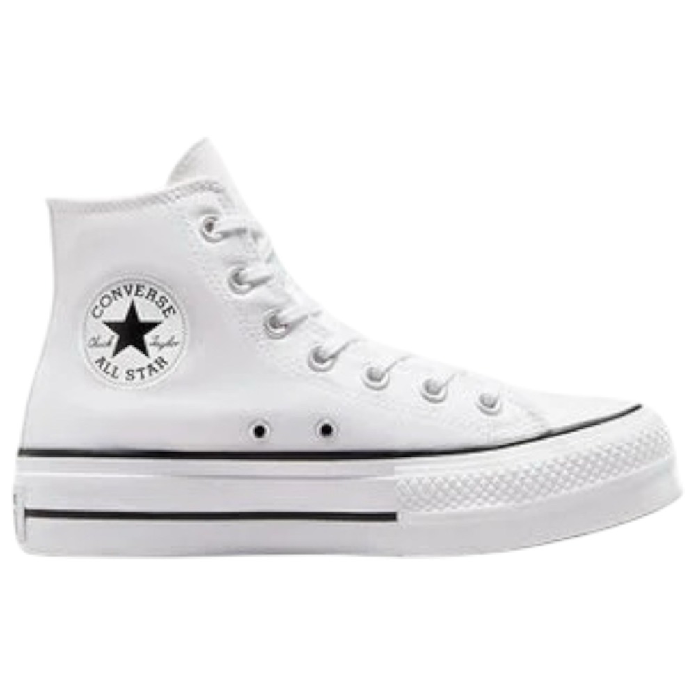 Converse White Platform Sneakers